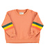 sweatshirt | peach w/ multicolor stripes by Piupiuchick