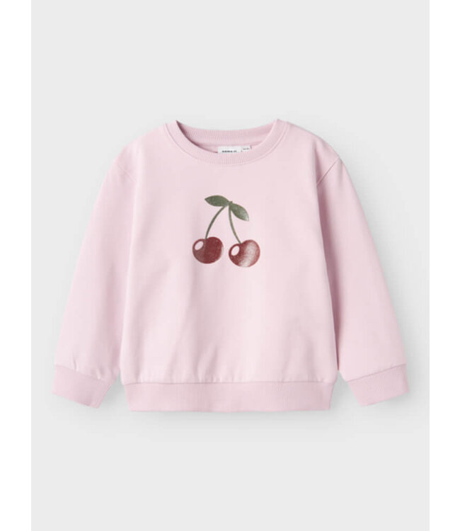 NMFBELLOS NREG LS SWEAT UNB winsome orchid by Name it