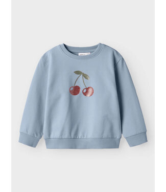 Name it NMFBELLOS NREG LS SWEAT UNB blue by Name it