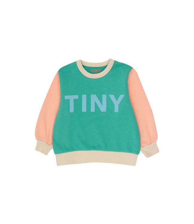 COLOR BLOCK SWEATSHIRT emerald   by Tiny cottons