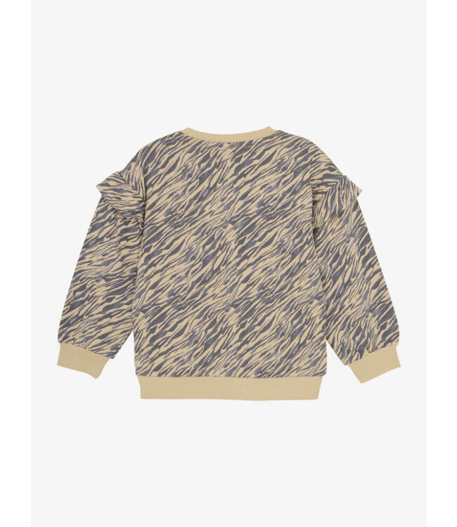 Oversized Animal Sweater Latte Sand by Daily 7