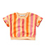 Sproet & Sprout Cropped sweatshirt stripes  Nectarine by Sproet & Sprout
