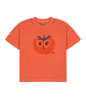 Jelly Mallow Tomato pigment t-shirt orange by Jelly Mallow