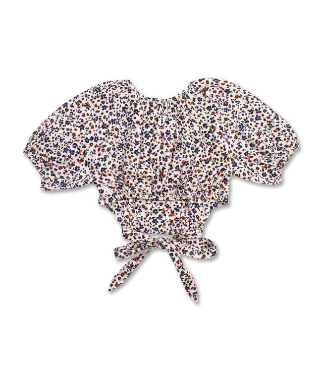 Adele Blouse Flowerly AOP by Petit Blush