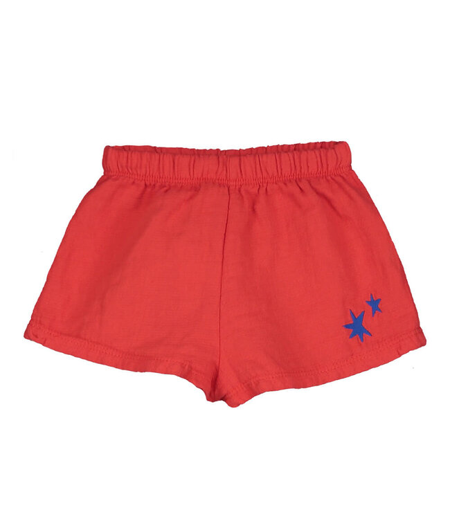 BABY WOVEN SHORT  RED  by Lötiekids