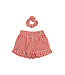 TNNally Shorts Poppy Red Check by The New