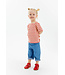 TNSTNat Uni OS S_S Tee Poppy Red Striped by The New