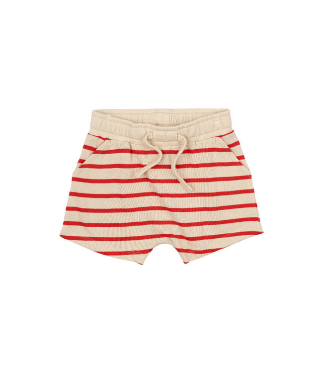 TNSTNat Uni Shorts Poppy Red Striped by The New