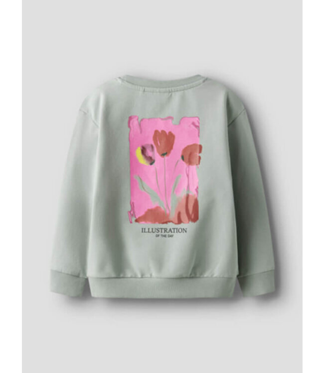 NMFFATIMA NREG SWEAT UNB Aqua Gray by Name it