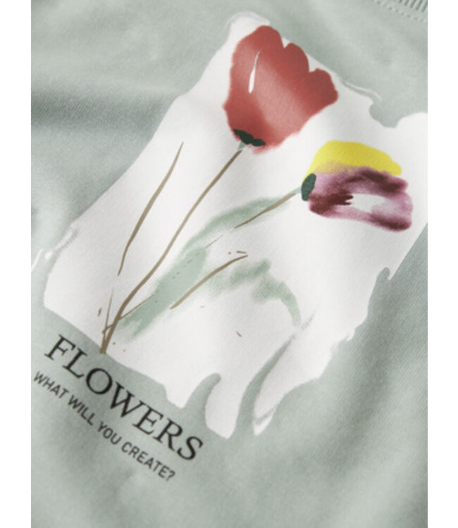 NMFFATIMA NREG SWEAT UNB Aqua Gray by Name it