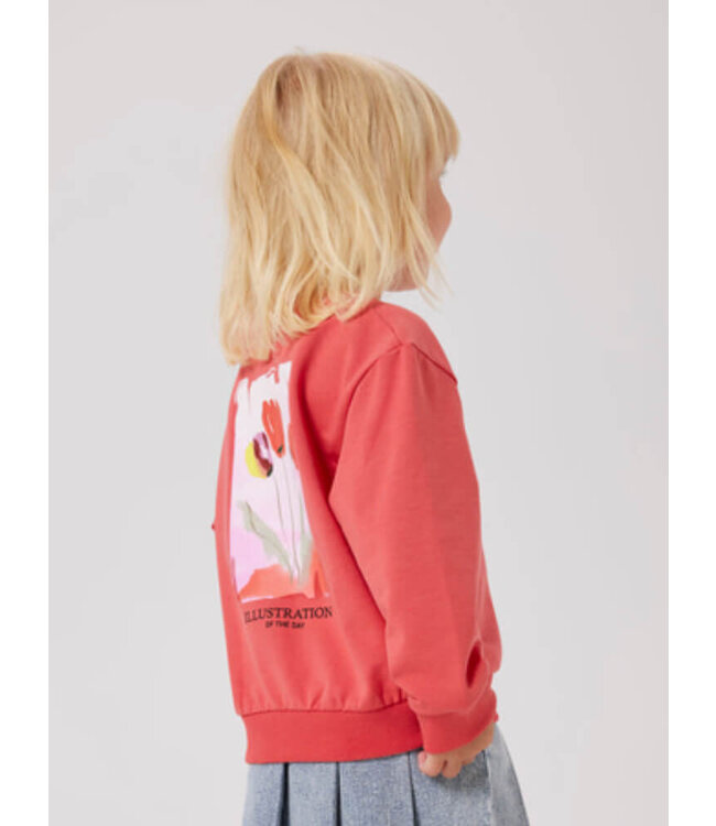 NMFFATIMA NREG SWEAT UNB Spiced Coral by Name it