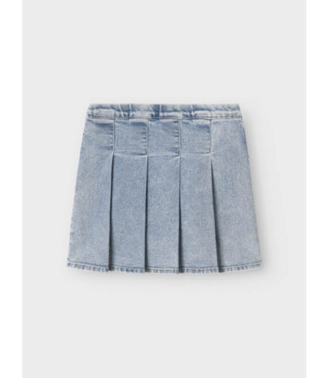 NKFDEBI SHORT DNM PLEAT SKIRT 4064-FT Light Blue Denim by Name it
