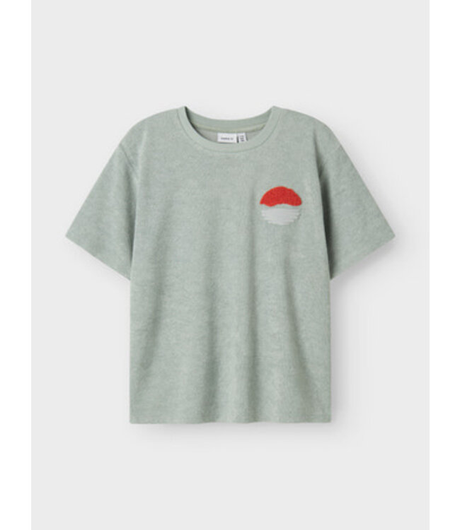 NKMHANNIBAL NREG TERRY SS TOP Aqua Gray Name it