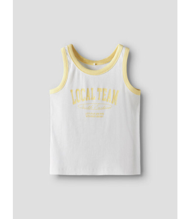 NKFHASINNA SHORT SLIM TANK TOP Bright White Name it