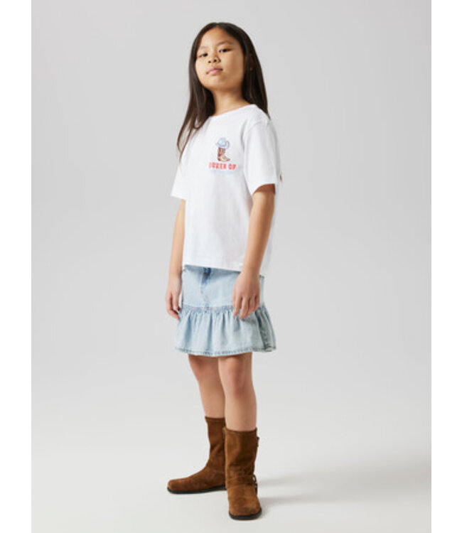 NKFNYNNE SHORT DNM SKIRT 3266-OV H Light Blue Denim Name it