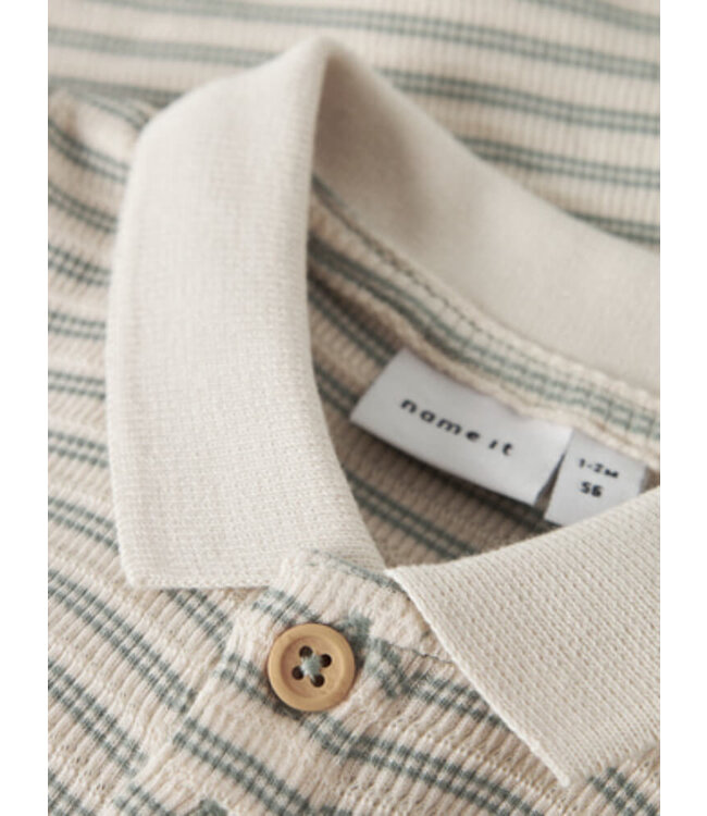 NBMJERIMIAH SS POLO TOP Slate Gray by Name it