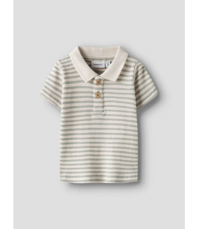NBMJERIMIAH SS POLO TOP Slate Gray by Name it