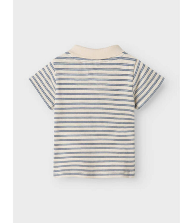 NBMJERIMIAH SS POLO TOP Blue Mirage by Name it