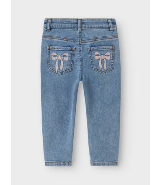 NMFBELLA MOM EMB JEANS Strik  Name it