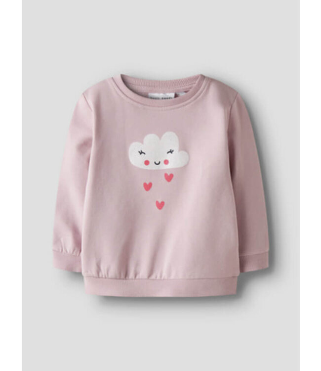 NBFVRILLIE LS SWEAT BOX BRU Burnished Lilac Cloud by Name it