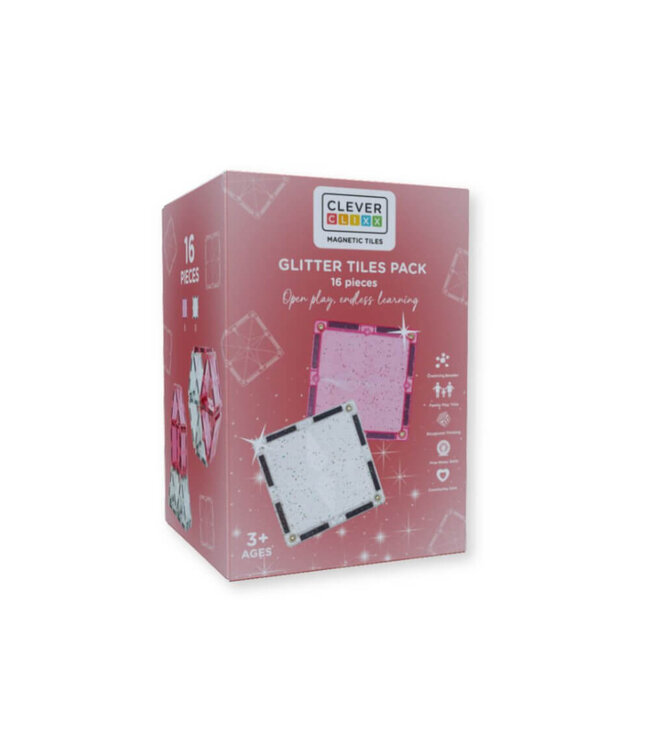 Glitter tiles pack 16pcs by Cleverclixx