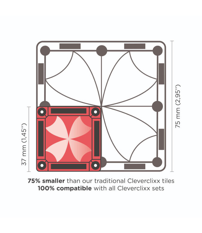 Mini tiles pastel 28 pcs by Cleverclixx