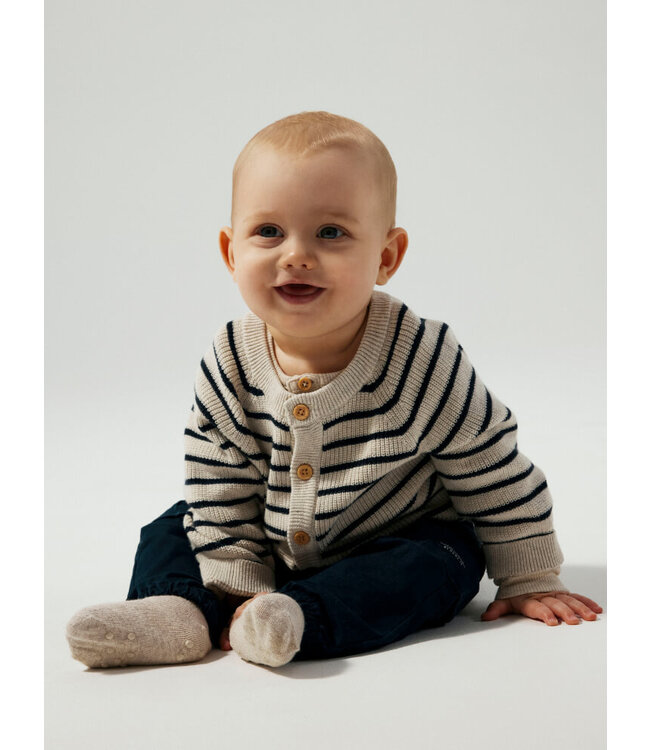 NBMMAST LS KNIT CARD NOOS Peyote Melange by Name it