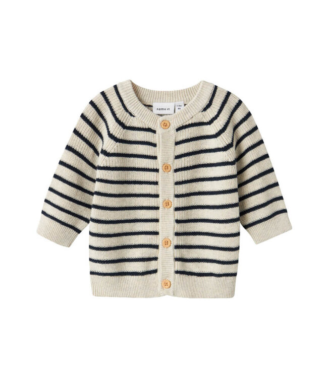 NBMMAST LS KNIT CARD NOOS Peyote Melange by Name it