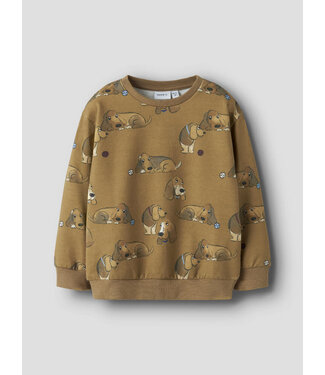 Name it NMMKODY LS NREG SWEAT UNB Dull Gold by Name it