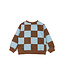 TNSTPaulie OS Sweatshirt Toffee Check by The New