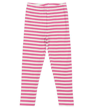The New TNSTFro Rib Leggings Ibis Rose Striped by The New