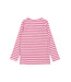 TNSTFro L_S Rib Tee Ibis Rose Striped by The New