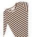 TNSBFro L_S Rib Tee Toffee Striped by The New