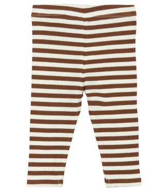 The New TNSBFro Rib Leggings Toffee Striped by The New