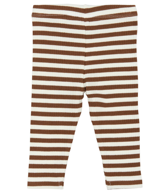 TNSBFro Rib Leggings Toffee Striped by The New