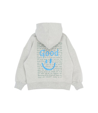 The New TNPatrick OS Melange Hoodie Light Grey Melange by The New