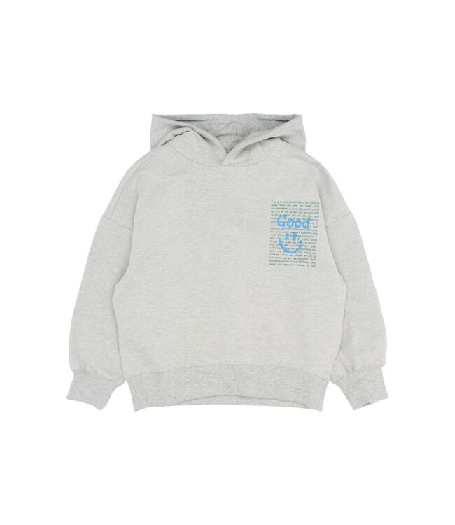 TNPatrick OS Melange Hoodie Light Grey Melange by The New
