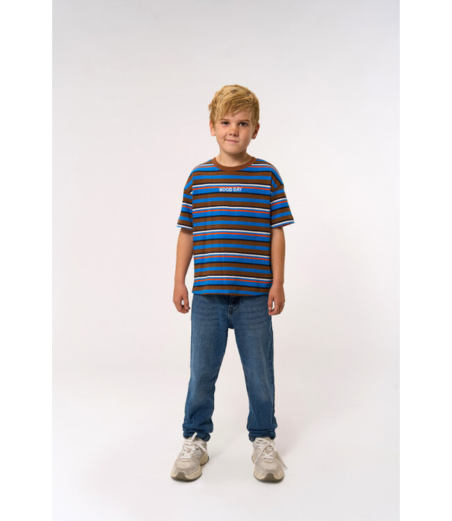 TNPicky OS S_S Tee Toffee Striped by The New