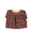 Peter pan collar blouse | Multicolor flowers  by Piupiuchick