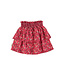 Short skirt | Pink checkered w/ flowers  by Piupiuchick