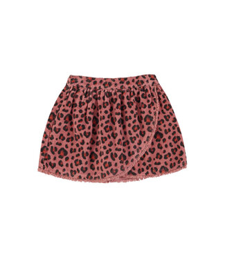 Piupiuchick Short skirt | Pink w/ animal print  by Piupiuchick