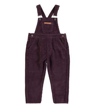 Piupiuchick Dungarees | Aubergine corduroy  by Piupiuchick