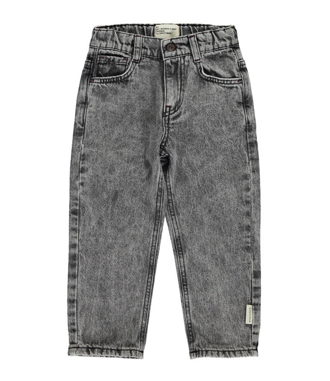 Unisex trousers | Washed black denim  by Piupiuchick