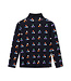 Repose ams turtle neck graphite night multi dot by Repose ams