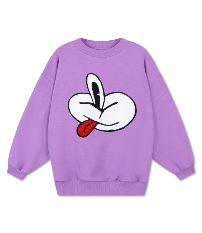 crewneck sweater violet lavender by Repose ams
