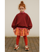 iris crop sweater royal burgundy by Repose ams