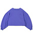 Repose ams crop heart sweater royal bloom by Repose ams