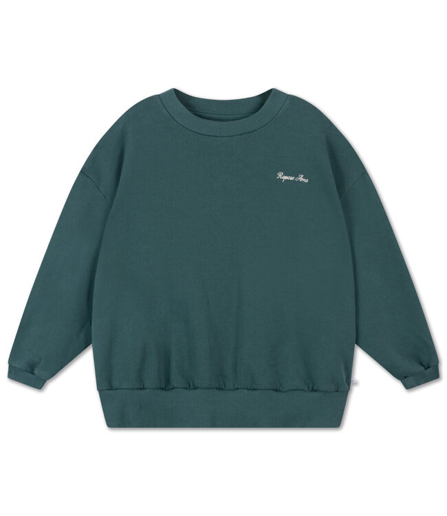 cozydrop sweater country green by Repose ams