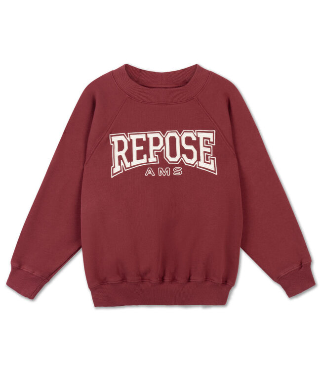 raglan sweater royal burgundy by Repose ams