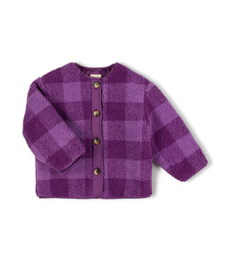 Nixnut Check Jacket PURPLE CHECKERED by Nixnut